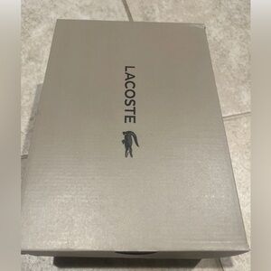 Lacoste Empty Shoe Box & Branded Tissue Paper. Size 5